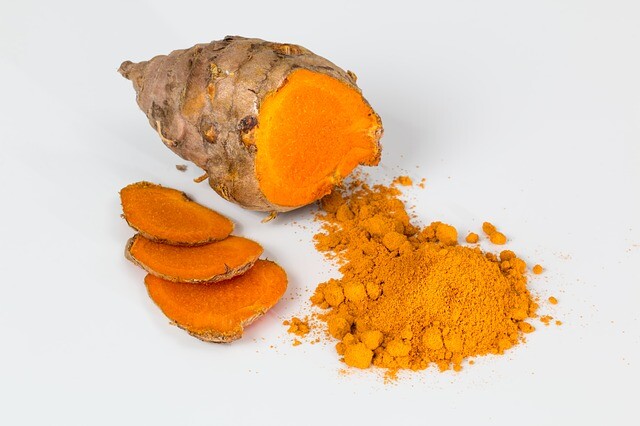 What can the turmeric give? Mainly health