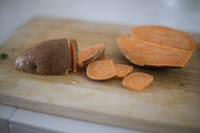 Here in autumn, sweet potatoes can come in any quantity
